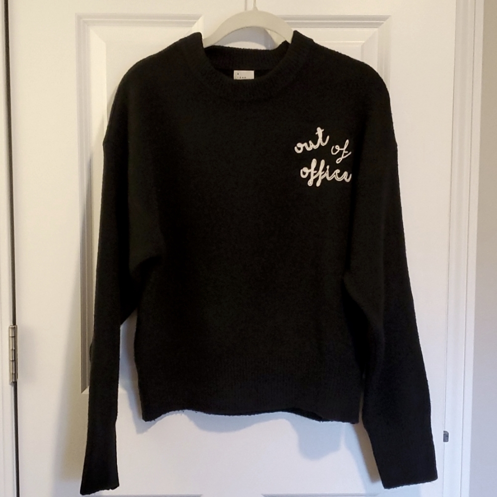 A New Day crewneck slogan sweater